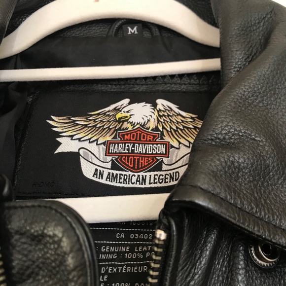 Harley Davidson Leather Jacket and Pants - Picture 2 of 4